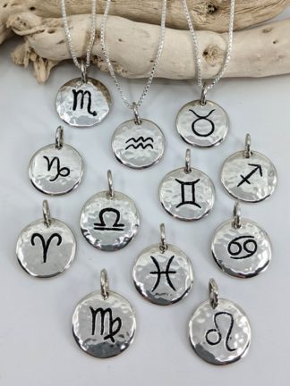 Star Sign Zodiac Pendant & Chain