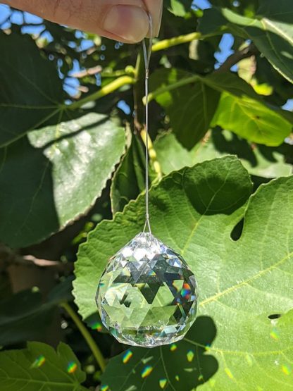 Large Hanging Merkaba Star, Silver, Optional Suncatcher