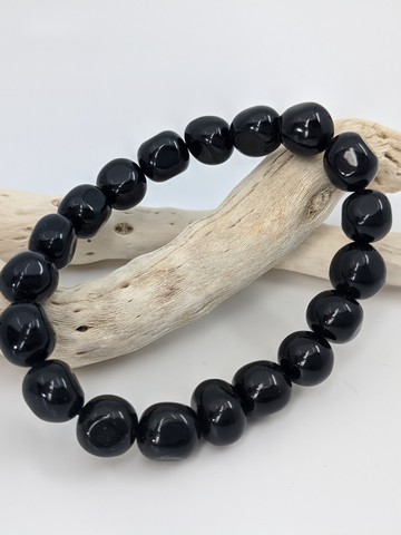 Stretch Bracelet, Black Onyx