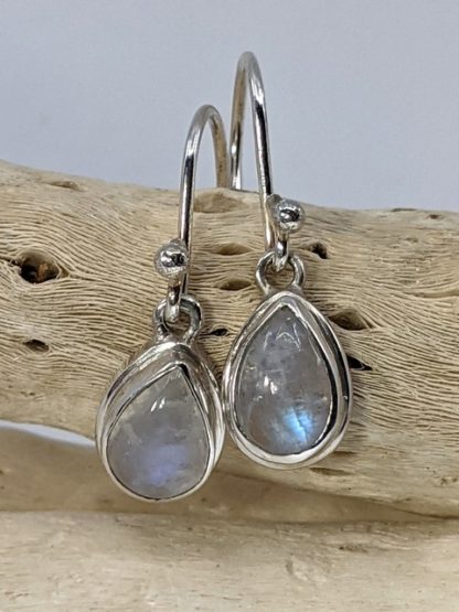 Moonstone Earrings, Drops