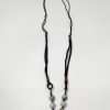 Lilac Jade Hand Carved Buddha Necklace