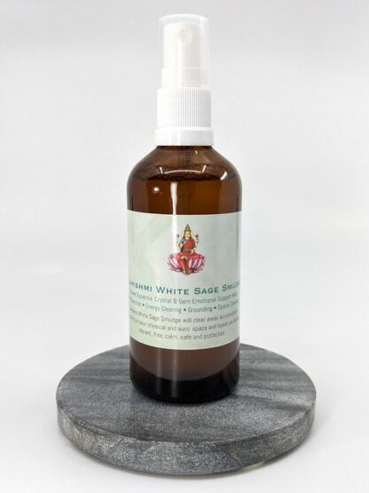Emotional Support Mist: White Sage Smudge, Protection, Energy Clearing, Grounding, Space Clearing, 100ml