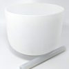 Crystal Singing Bowls - Frosted