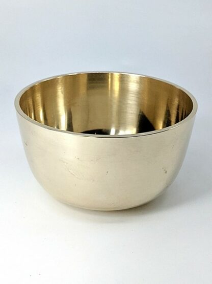 Tibetan Singing Bowl, Gold 10cm, Note C