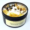 Chakra Candle: Solar Plexus Chakra: Personal Power, Transformation. Frangipani, 100% Soy Wax Candle.