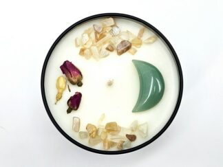 Lunar Magic Candle: New Beginnings, Communicating Our Desires to the Universe. Fig & Cassis, 100% Soy Wax Candle.