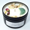 Lunar Magic Candle: New Beginnings, Communicating Our Desires to the Universe. Fig & Cassis, 100% Soy Wax Candle.