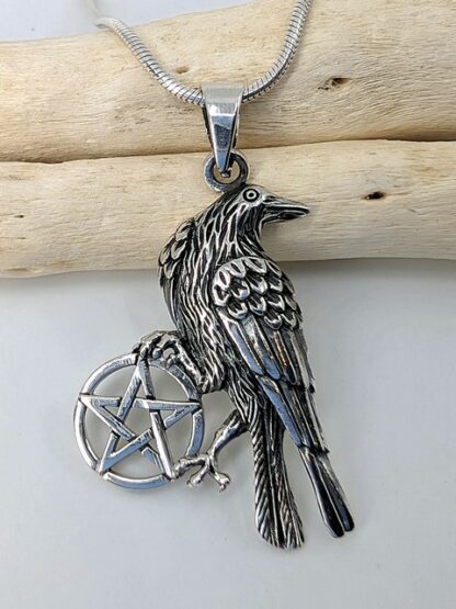 Raven & Pentacle Pendant
