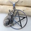 Cat & Pentacle Pendant