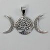 Triple Goddess with Pentacle Pendant