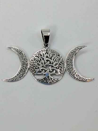 Triple Goddess with Pentacle Pendant