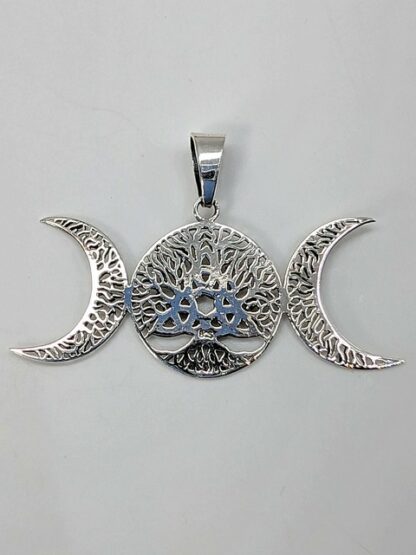 Triple Goddess with Pentacle Pendant