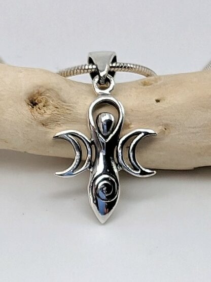 Spiral & Triple Goddess Pendant