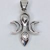 Spiral & Triple Goddess Pendant