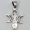 Spiral & Triple Goddess Pendant