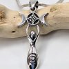 Spiral & Triple Goddess Pendant