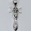Spiral & Triple Goddess Pendant