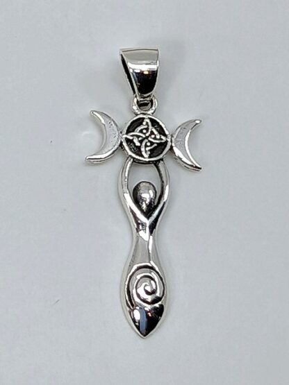 Spiral & Triple Goddess Pendant