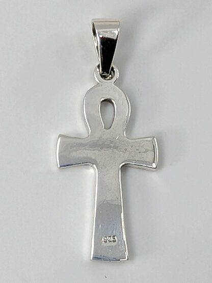 Egyptian Ankh with Eye of Horus & Hieroglyphics Pendant