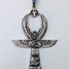 Egyptian Ankh with Wings of Isis Pendant