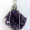 amet-wp-100 Amethyst Wire Wrapped Pendant