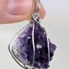 amet-wp-100 Amethyst Wire Wrapped Pendant