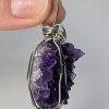 amet-wp-101 Amethyst Wire Wrapped Pendant