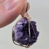amet-wp-102 Amethyst Wire Wrapped Pendant