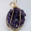 amet-wp-103 Amethyst Wire Wrapped Pendant