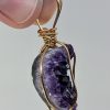 amet-wp-104 Amethyst Wire Wrapped Pendant