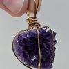 amet-wp-104 Amethyst Wire Wrapped Pendant