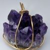 amet-wp-105 Amethyst Wire Wrapped Pendant