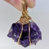 amet-wp-105 Amethyst Wire Wrapped Pendant