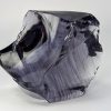 A313 Andara, Banded Sovereign Amethyst, Gem Quality, Heart, Monatomic, Mt Shasta, USA, 371.9g