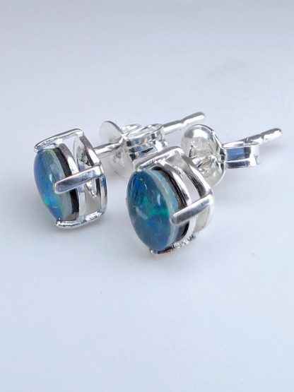 Opal, Triplets, Coober Pedy, Australia Studs opal-e-100