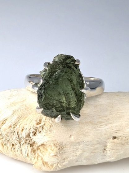 Moldavite Ring mold-r-003