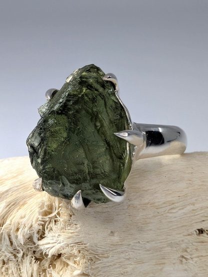 Moldavite Ring mold-r-003