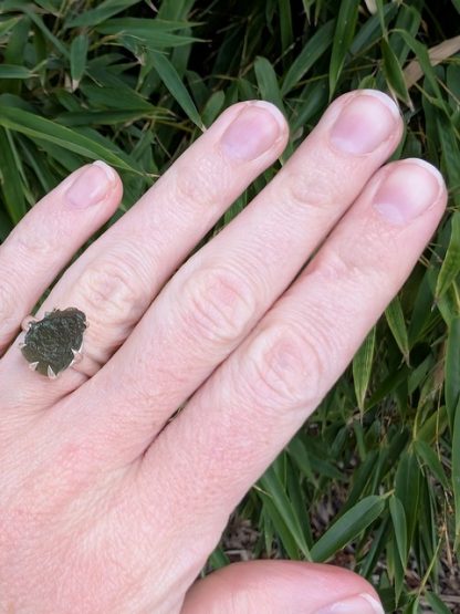 Moldavite Ring mold-r-003