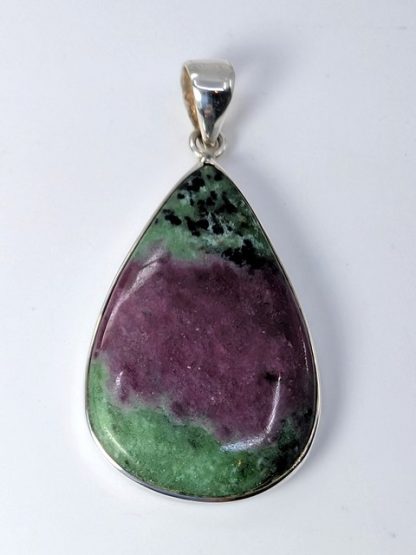 rubyz-p-006 Ruby in Zoisite (Anyolite) Pendant