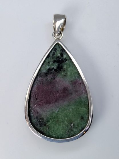 rubyz-p-006 Ruby in Zoisite (Anyolite) Pendant