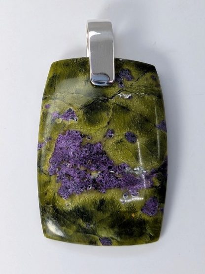 atla-p-100 Atlantisite (Stichtite & Serpentine) Pendant