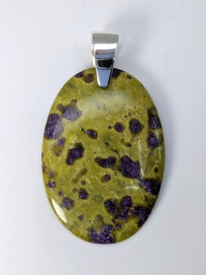 atla-p-102 Atlantisite (Stichtite & Serpentine) Pendant