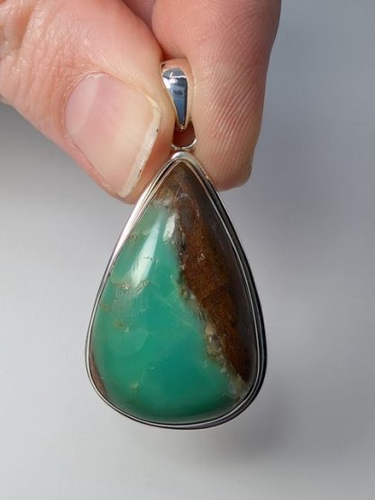 chryp-p-103 Chrysoprase Pendant