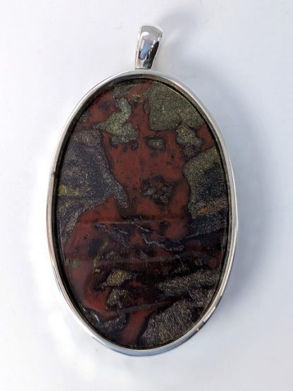 dra-p-001 Dragonstone Pendant (Bastite, Dragon’s Blood)