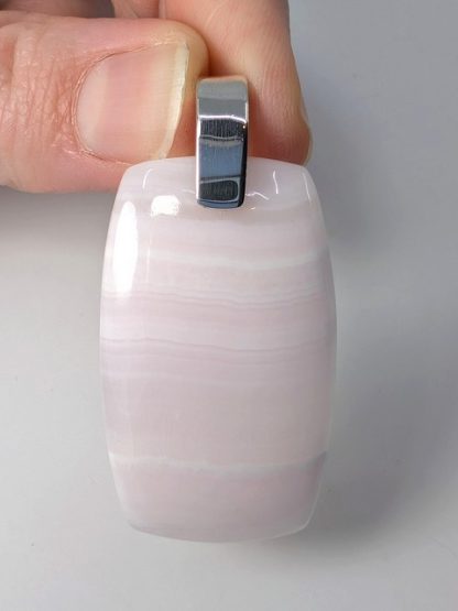 para-p-001 Pink Aragonite Pendant