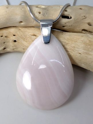 para-p-002 Pink Aragonite Pendant