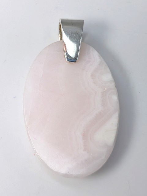 para-p-003 Pink Aragonite Pendant