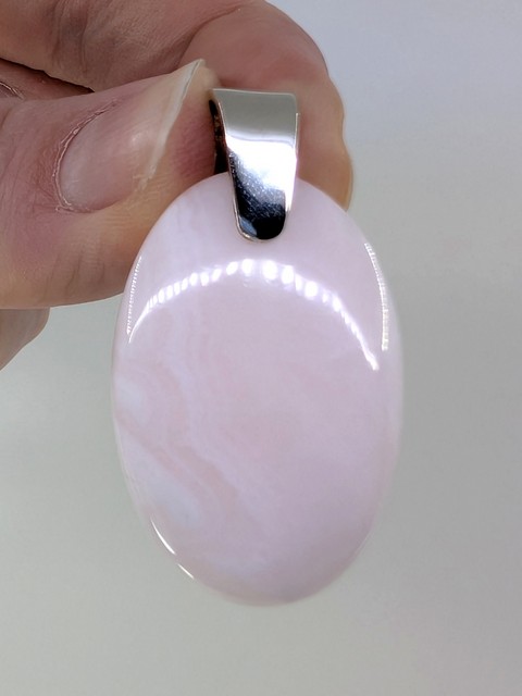 para-p-003 Pink Aragonite Pendant