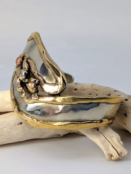 Copper, Nickel Silver & Brass Handmade Cuff, Australia copb-b-001