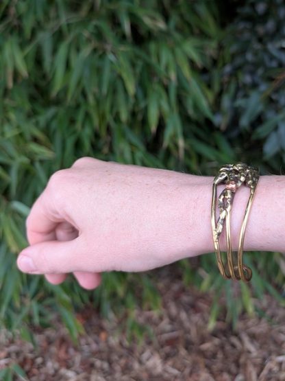 Copper, Nickel Silver & Brass Handmade Cuff, Australia COPB-B-002